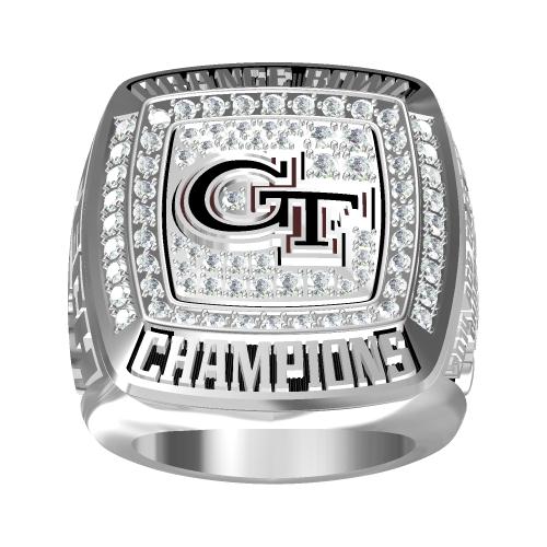 Custom 2014 Georgia Tech Yellow Jackets Orange Bowl(December) Championship Ring