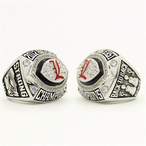 2012 Louisville Cardinals Men's Football Big East Conference National  Championship Ring, Custom Louisville Cardinals Champions Ring