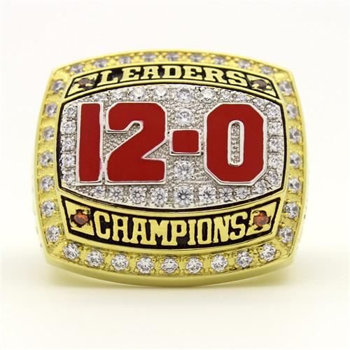 2012 Ohio State Buckeyes "12-0" Leaders Championship Ring