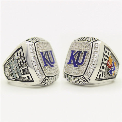 Custom Kansas Jayhawks 2008 National Championship Ring
