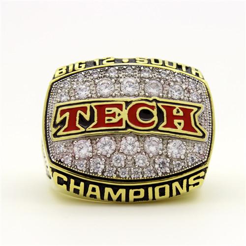 2008 Texas Tech Red Raiders Big 12 South Championship Ring