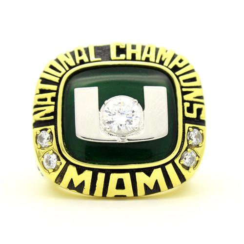 2001 Miami Hurricanes Rose Bowl National Championship Ring