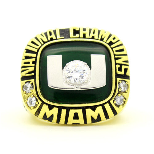Custom Miami Hurricanes 2001 National Championship Ring