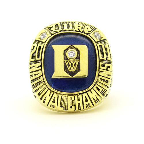 Custom Duke Blue Devils 2001 National Championship Ring
