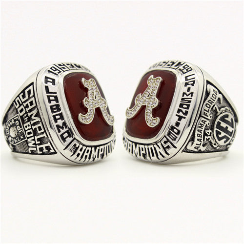 Custom Alabama Crimson Tide 1999 National Championship Ring