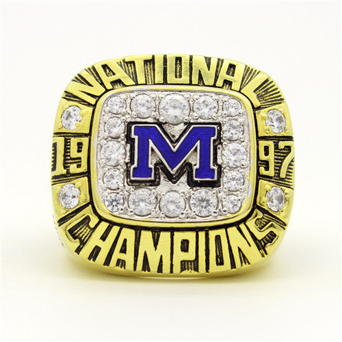 Custom Michigan Wolverines 1997 National Championship Ring