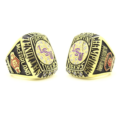 Custom LSU Tigers 1996 NCAA National Championship Ring