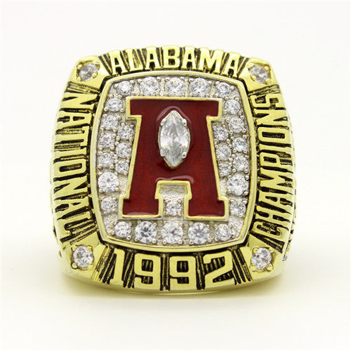 Custom Alabama Crimson Tide 1992 National Championship Ring