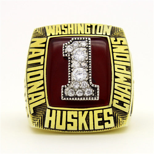 Custom Washington Huskies 1991 National Championship Ring