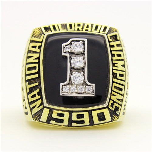 Custom Colorado Buffaloes 1990 National Championship Ring