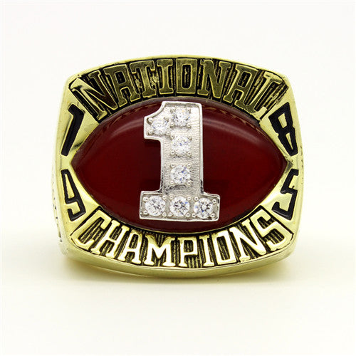 Custom Oklahoma Sooners football 1985 National Championship Ring