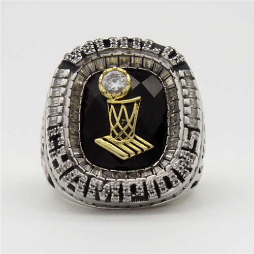Miami Heat 2006 NBA Finals National Basketball World Championship Ring With Black Obsidian