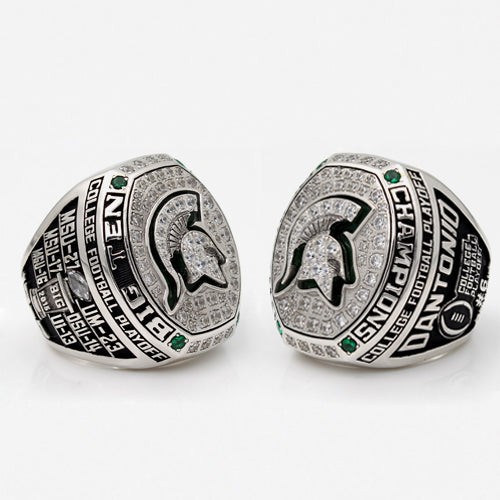 Custom Michigan State Spartans 2015 Big Ten Conference Football Season Championship Ring