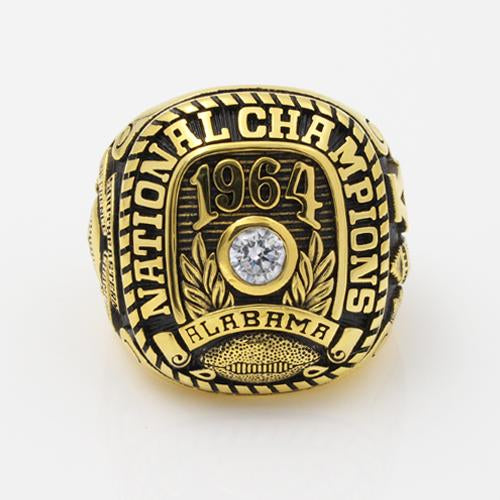 1964 Alabama Crimson Tide NCAA National Championship Ring
