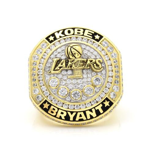 Kobe Bryant Lakers Black Mamba 20 Years Memorial Ring