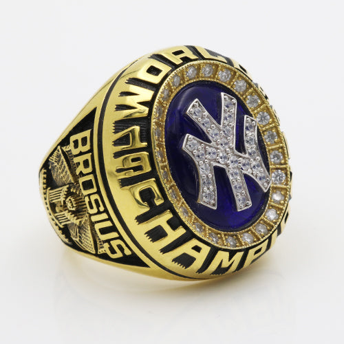 New York Yankees 1998 World Series MLB Championship Ring With Synthetic Sapphire