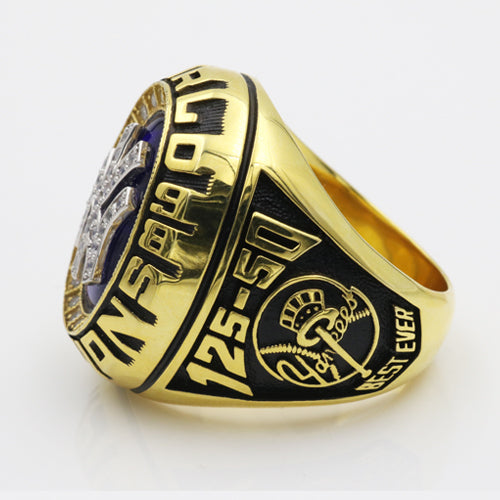 New York Yankees 1998 World Series MLB Championship Ring With Synthetic Sapphire
