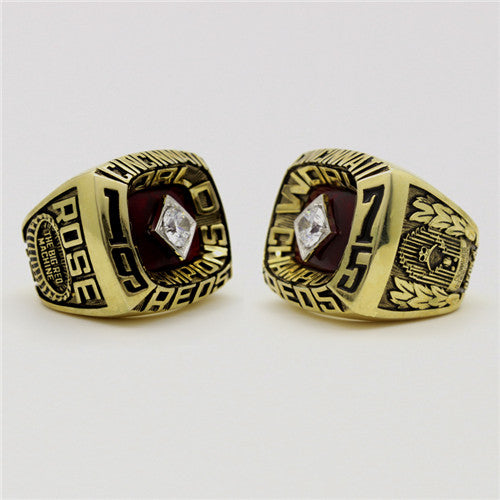 Cincinnati Reds 1975 World Series MLB Championship Ring With Red Ruby