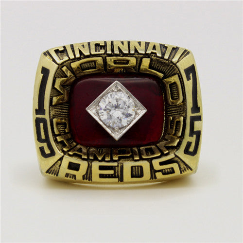 Cincinnati Reds 1975 World Series MLB Championship Ring With Red Ruby