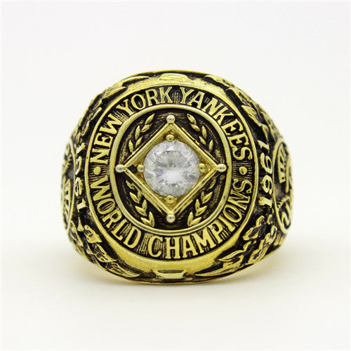 New York Yankees 1961 World Series MLB Championship Ring With Cubic Zirconia
