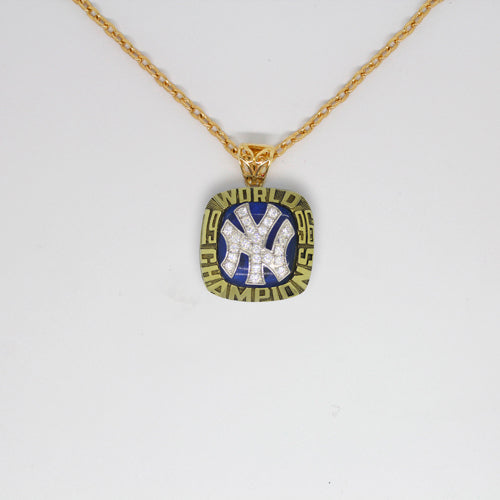 New York Yankees 1996 World Series MLB Championship Pendant with Chain
