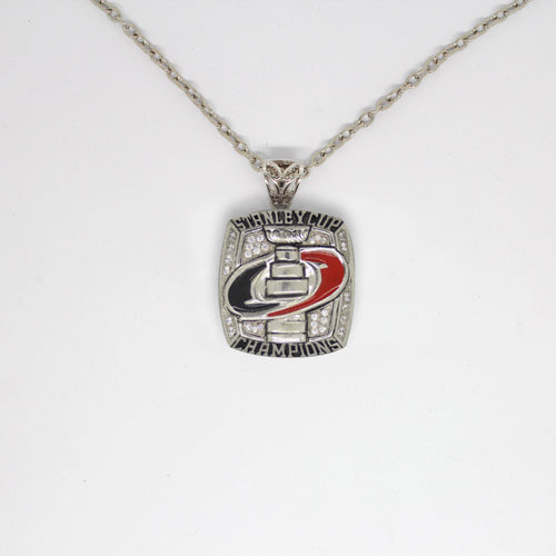 Carolina Hurricanes 2006 Stanley Cup Finals NHL Championship Pendant with Chain