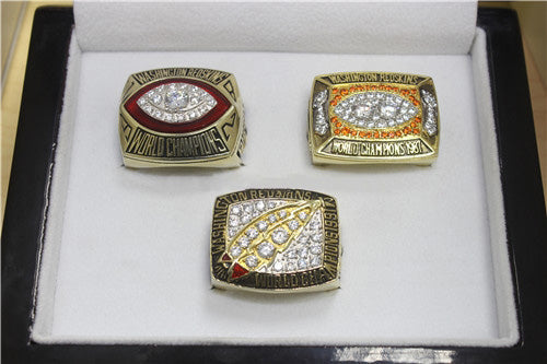 Washington Redskins 1982-1987-1991 Super Sowl Championship Ring Collection