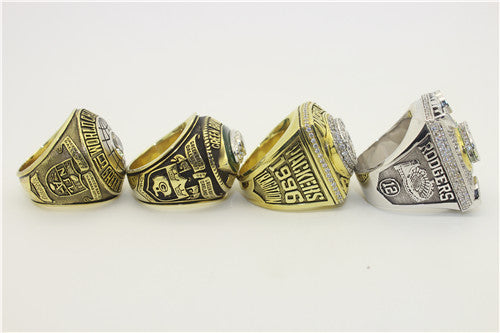 Green Bay Packers 1966-1967-1996-2010 Super Sowl Championship Ring Collection