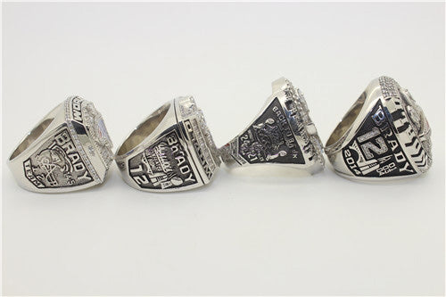 New England Patriots 2001-2003-2004-2014 Super Sowl Championship Ring Collection