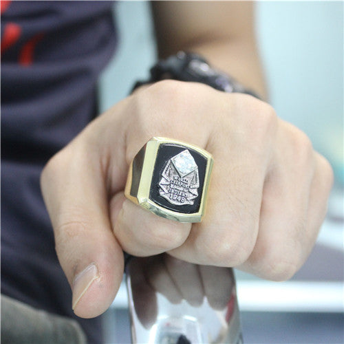 Cleveland Indians 1948 World Series MLB Championship Ring With Black Obsidian