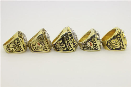 San Francisco 49ers 1981-1984-1988-1989-1994 Super Sowl Championship Ring Collection