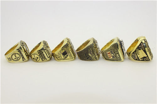 Pittsburgh Steelers 1974-1975-1978-1979-2005-2008 Super Sowl Championship Ring Collection