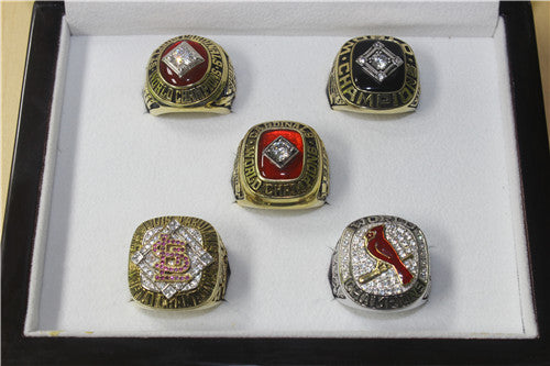 St. Louis Cardinals 1964-1967-1982-2006-2011 World Series MLB Championship Ring Collection