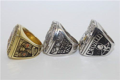 Montreal Alouettes 2002-2009-2010 Grey Cup Championship Ring Collection