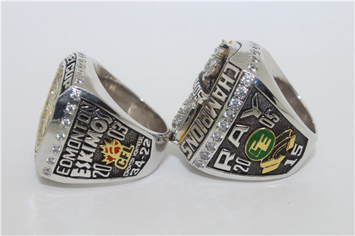Edmonton Eskimos 2003-2005 Grey Cup Championship Ring Collection