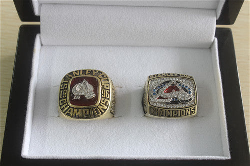 Colorado Avalanche 1996-2001 Stanley Cup Finals NHL Championship Ring Collection