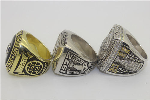 Boston Bruins 1970-1972-2011 Stanley Cup Finals NHL Championship Ring Collection