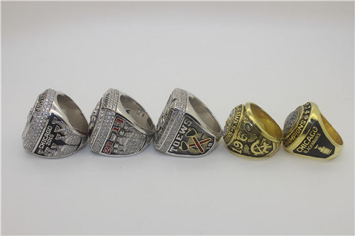 Chicago Blackhawks 1934-1961-2010-2013-2015 Stanley Cup Finals NHL Championship Ring Collection