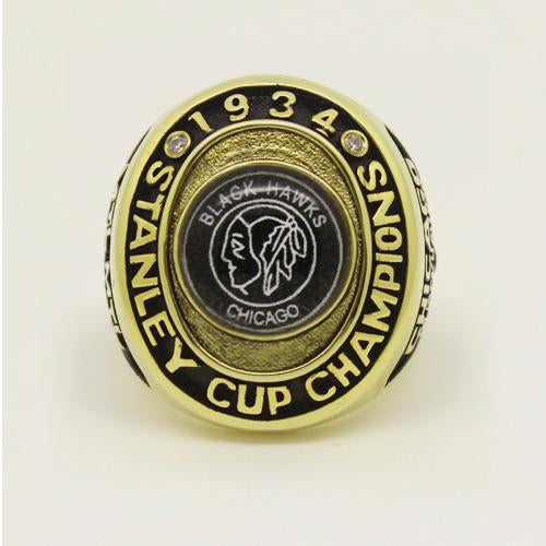 1934 Chicago Blackhawks NHL Stanley Cup Championship Ring