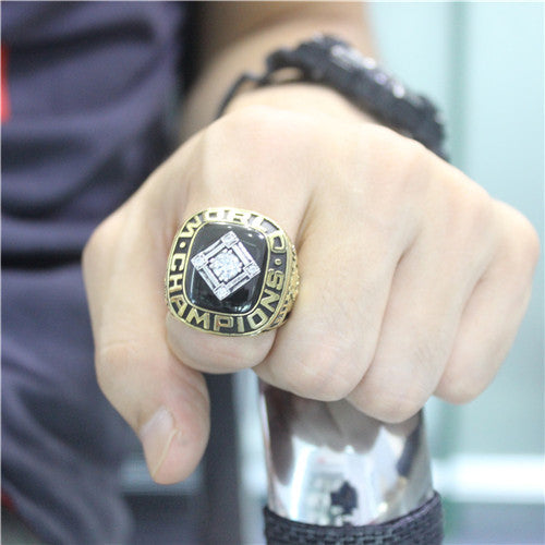 St. Louis Cardinals 1967 World Series MLB Championship Ring With Black Obsidian