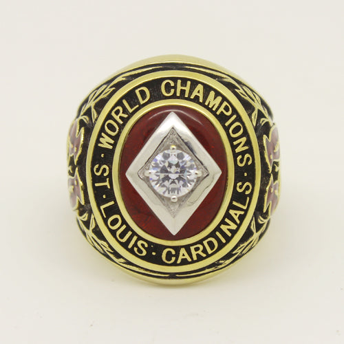 St. Louis Cardinals 1934 World Series MLB Championship Ring With Red Ruby