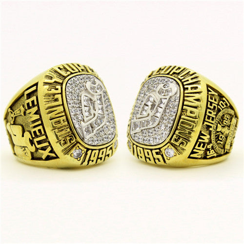 New Jersey Devils 1995 Stanley Cup Finals NHL Championship Ring