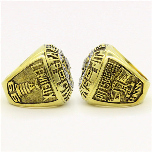 Pittsburgh Penguins 1991 Stanley Cup Final NHL Championship Ring