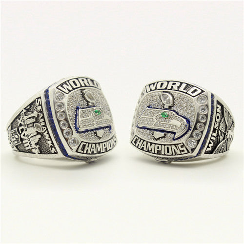 Custom Seattle Seahawks 2013 Super Bowl XLVIII Championship Ring