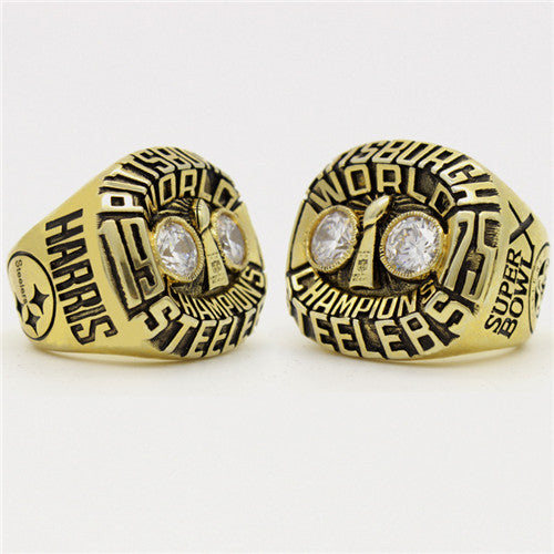 Super Bowl X 1975 Pittsburgh Steelers Championship Ring