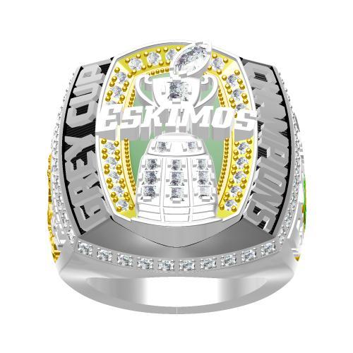 2005 Edmonton Eskimos 93rd Grey Cup CFL Championship Ring