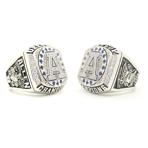Custom Toronto Argonauts 2004 CFL 92nd Grey Cup Championship Ring With Synthetic Sapphire