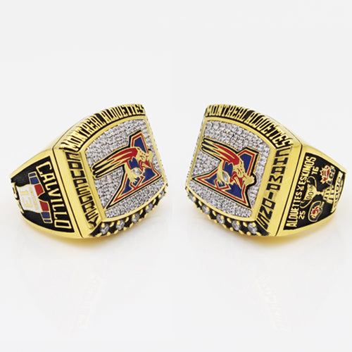 Custom Montreal Alouettes 2002 CFL 90th Grey Cup Championship Ring