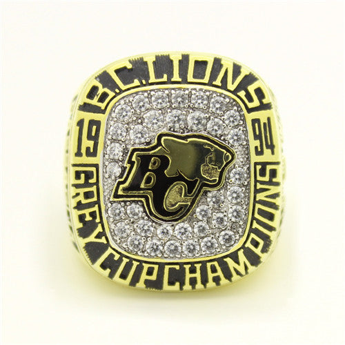 Custom BC Lions 1994 CFL 82nd Grey Cup Championship Ring