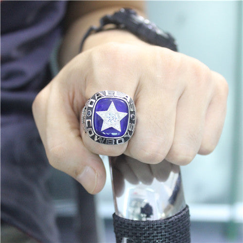 Dallas Cowboys 1970 National Football Championship Ring With Blue Sapphire